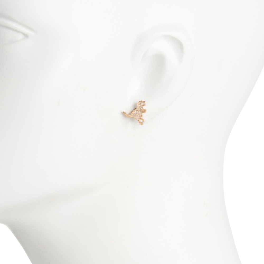 Coach Gold and Silver REXY Stud Earrings - Picture 4 of 6